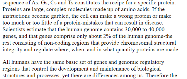 genetic expression